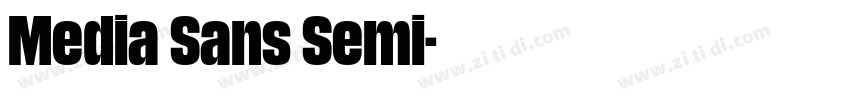 Media Sans Semi字体转换